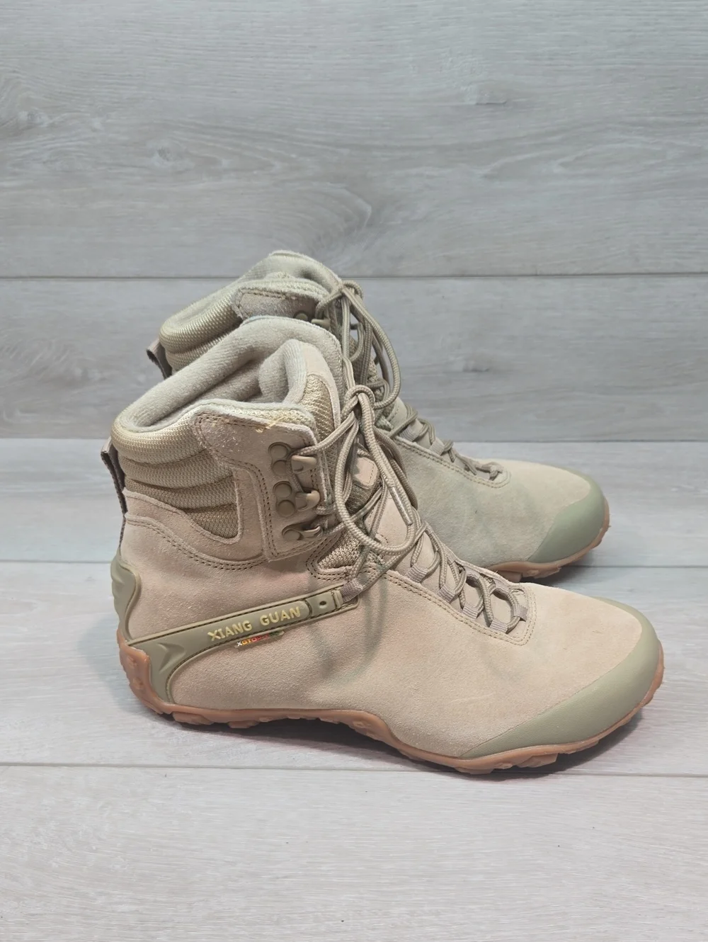 New Xiang Guan Xgtop Mens Styeno. Tec Suede High Top Sneakers Shoes Boots Sz 8.5